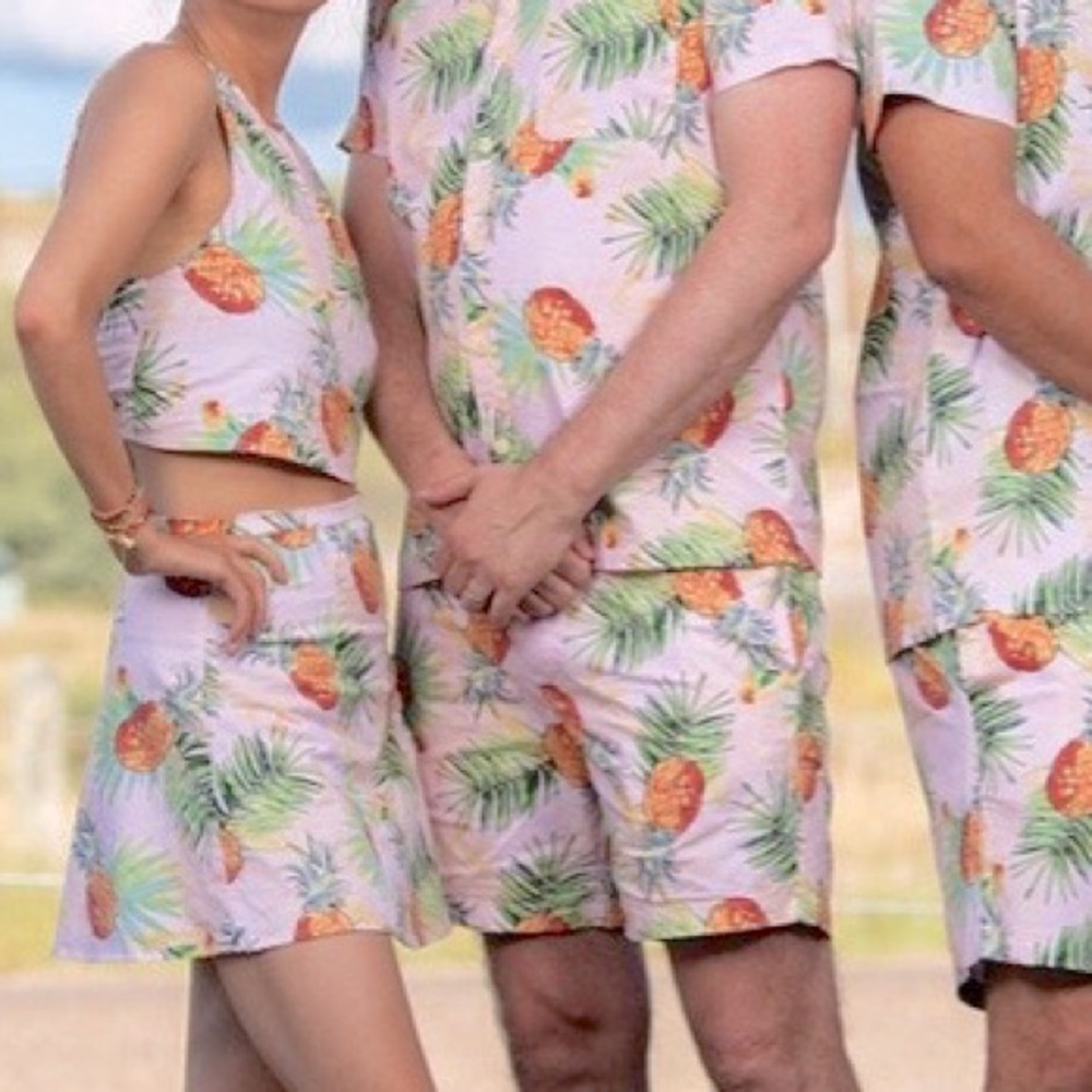 WALLPAPR pineapple tropical set outfits